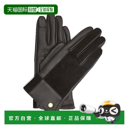 香港直邮barbour 巴伯尔 女士 Dunswell Leather Patchwork Glove
