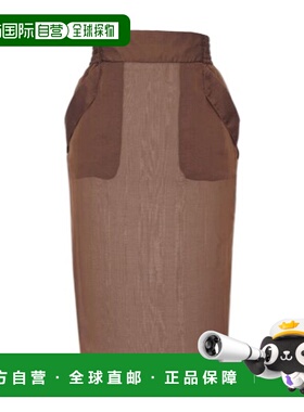 香港直邮SAINT LAURENT 女士半身裙长裙 769270Y3F582265 SS2024