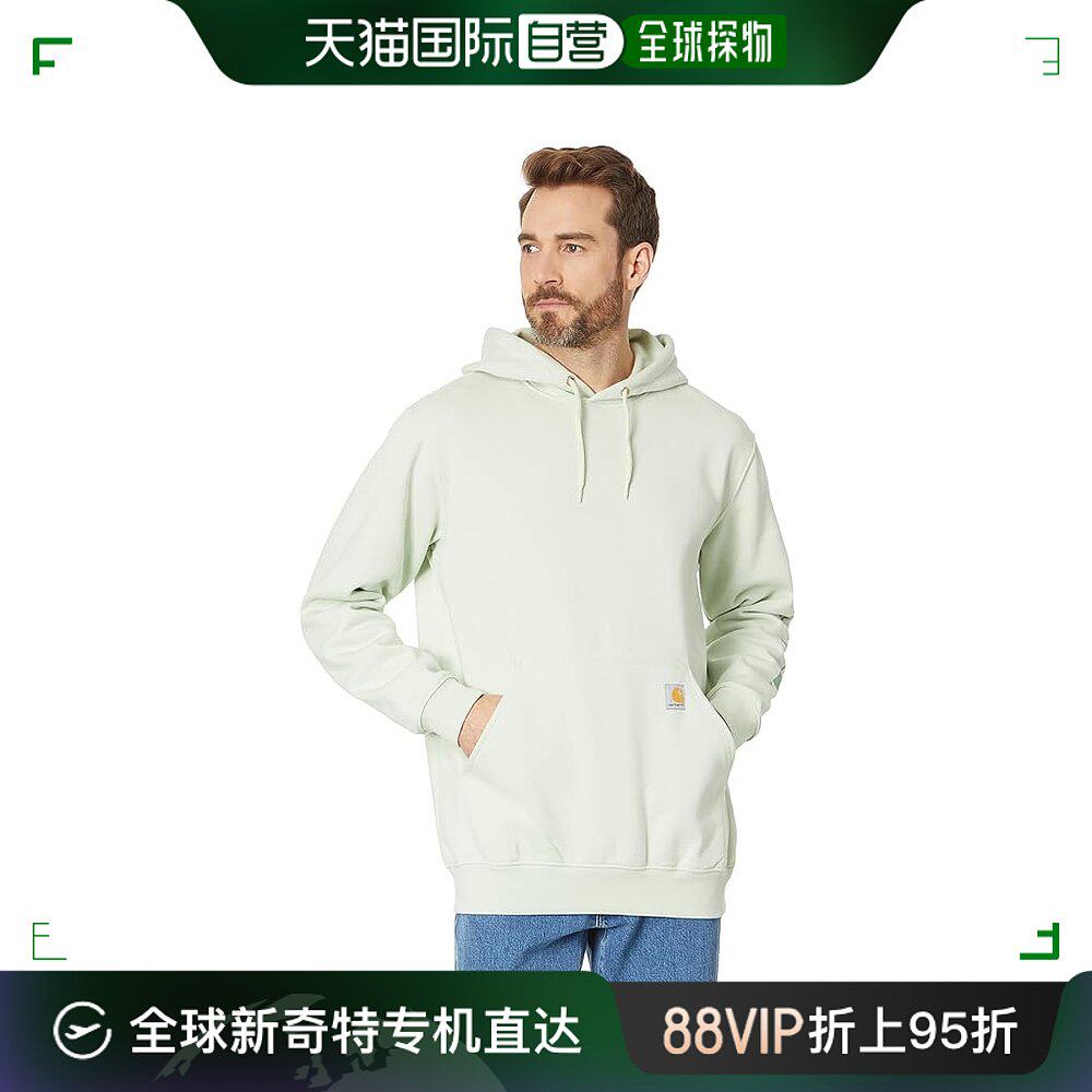 香港直邮潮奢 carhartt 卡哈特 男士中等重量标志logo袖子连帽卫