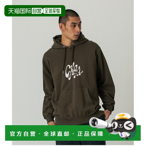 1h可退 日本直邮SILAS 男女同款 印花连帽卫衣 光泽感SILAS logo
