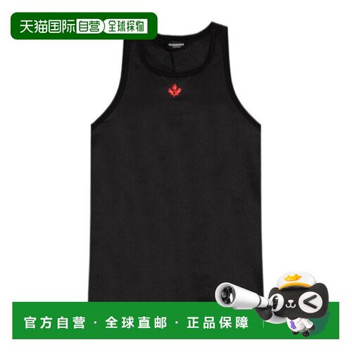 1h可退 香港直邮DSQUARED2 女士背心吊带 D8DAB5700010 AW2024 黑