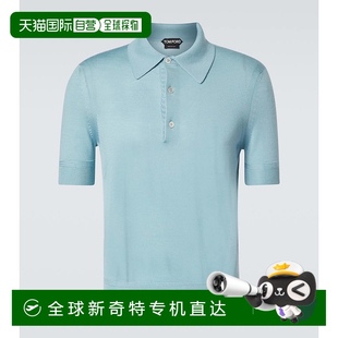 Ford 福特 香港直邮Tom 汤姆 000998 男士 羊绒真丝Polo衫
