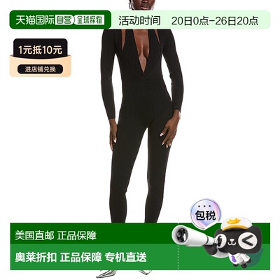 自营retrofeteRetrofête Knit Jumpsuit - black 美国奥莱直发