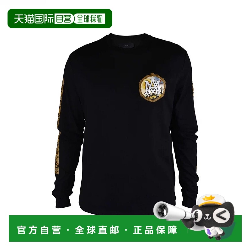 欧洲直邮【特惠6.1折】AMIRI 25秋冬  PS23MJG002 001 男士 短袖T