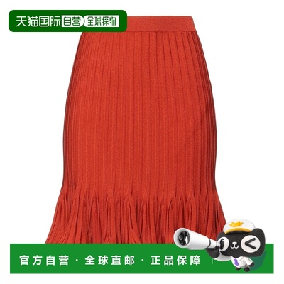 1h可退 香港直邮潮奢 Givenchy 纪梵希 女士 迷你半身裙 orange橙