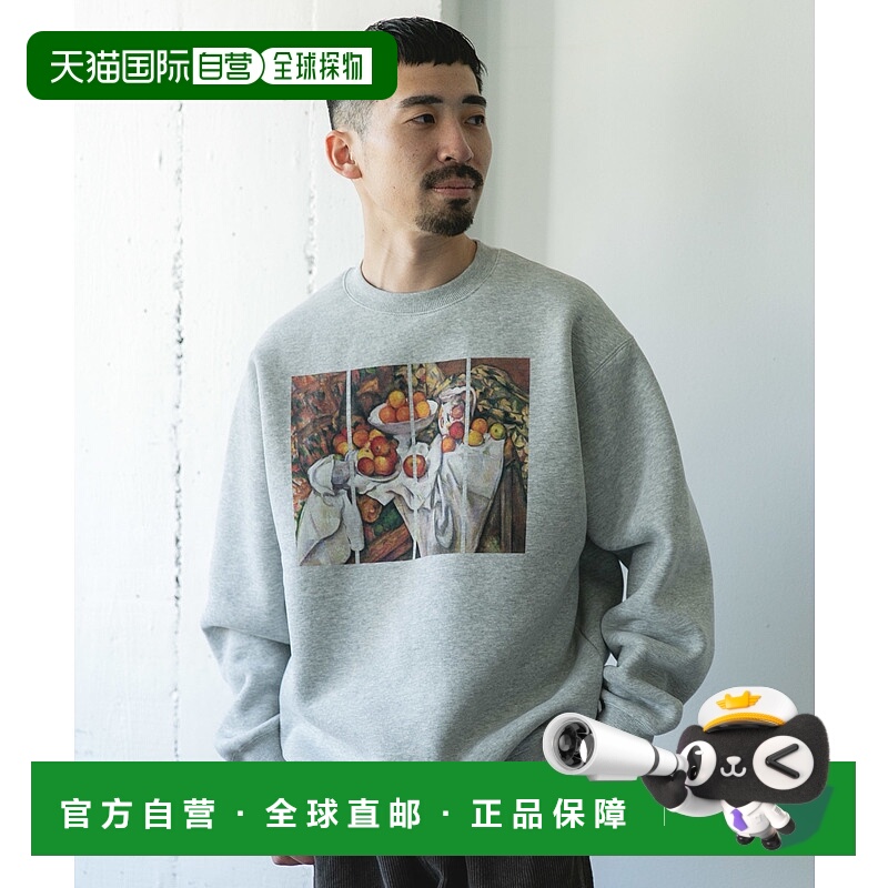 1h可退 日本直邮URBAN RESEARCH DOORS男装保罗 塞尚艺术印花加绒