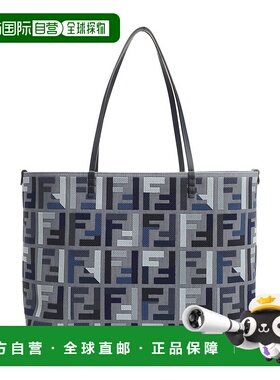 香港直邮FENDI 女士斜挎包 8BH425AV11F1LAZ SS2025 灰色 Roll  F