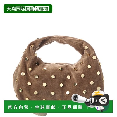自营Persaman New York Studded Suede Hobo - brown 美国奥莱直