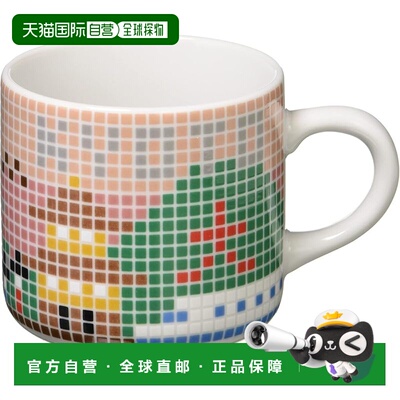 【日本直邮】西海陶器波佐见烧瓷砖马克杯京都 17506 225ml瓷器