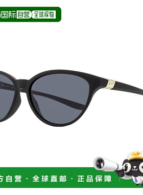 自营 Nike女式City Persona太阳镜DJ0892 010哑光黑色57mm-010 美