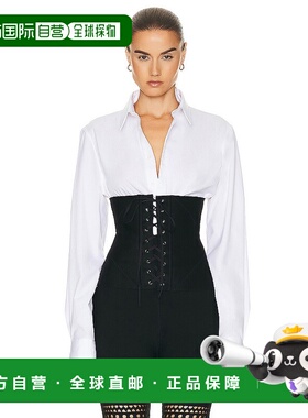 1h可退 香港直邮Alaia 女士 束腰皮带 AA9A40033M746 black黑色