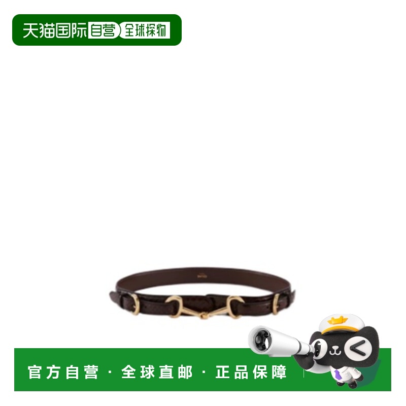 香港直邮CELINE 女士腰带 45ALL4A5819BR AW2019 黑色 细腰带