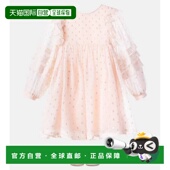 1h可退 波尔卡圆点荷叶边真丝混纺连衣 女童 香港直邮Chloe 蔻依