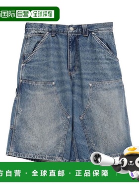 1h可退 香港直邮CARHARTT WIP 男士 PRE 蓝色短裤 I03627201B7