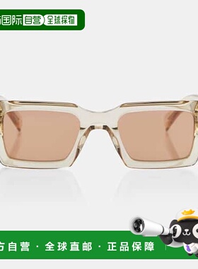 1h可退 香港直邮Saint Laurent 圣罗兰 女士 SL 572 矩形太阳眼镜