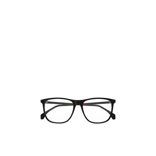 GUCCI 男士眼镜 GG0554O009 SS2025 黑色 长方形眼镜