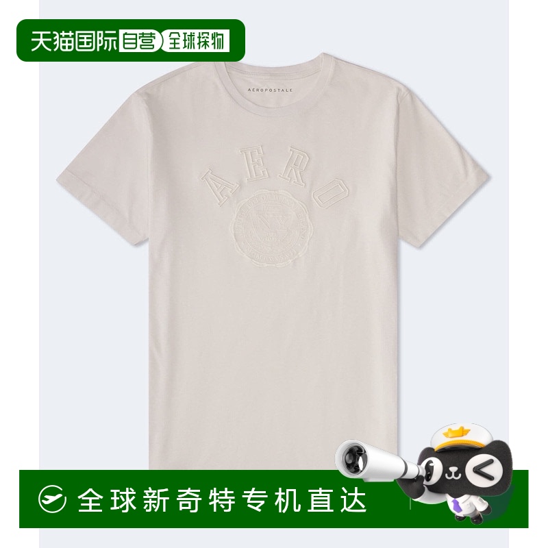 自营 Aeropostale Circle标志图案T恤-白色花朵 【美国奥莱】直发