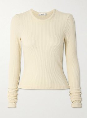 潮奢 AGOLDE 女士 T恤 A71193048 white白色 舒适时尚