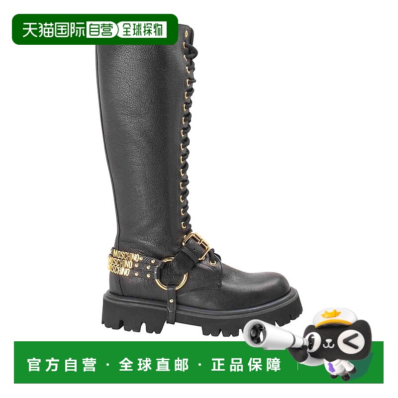 1h可退 香港直邮MOSCHINO 女士靴子 26024G1HMW0000 AW2023 黑色