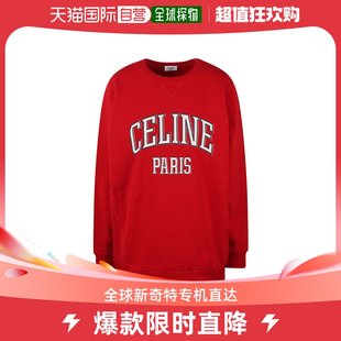 香港直邮潮奢 女士长袖 思琳 Celine 圆领卫衣