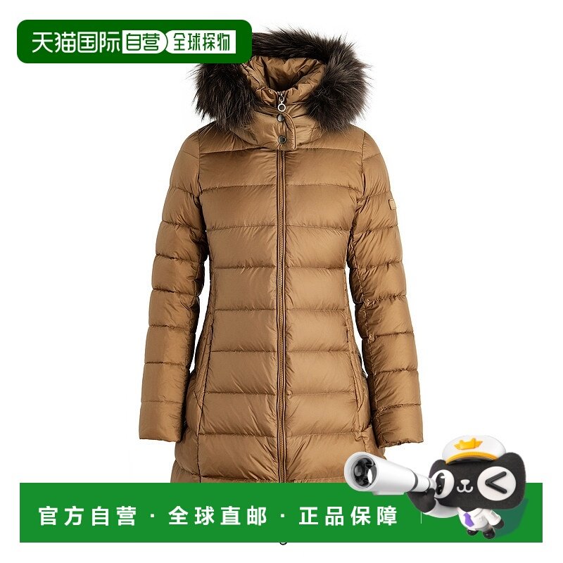 1h可退 日本直邮TATRAS 女士 SARMA 收腰中长羽绒外套