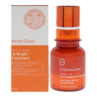 美国直邮Dr. Dennis Gross丹尼斯医生女士维C乳酸提亮面霜眼霜15m