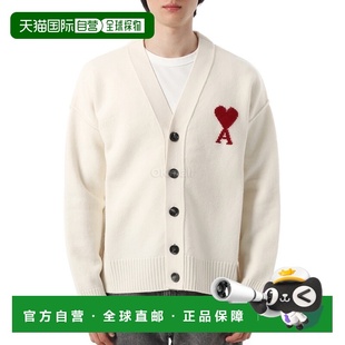 154 018 开襟衫 羊毛长袖 韩国直邮AMI 开衫 UKC367