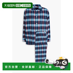 Rose Derek 德里克 罗斯 格纹棉质法兰 1h可退 男士 香港直邮潮奢