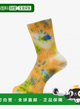 日本直邮THE NORTH FACE-北脸袜子扎染船员NN82316：黄色x绿色蓝