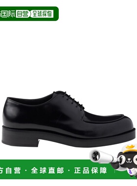 香港直邮PRADA 男士商务正装鞋 2EA166055FX000F0002 CO 黑色 系