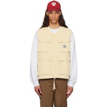 潮奢 Carhartt 卡哈特 男士 米色 Balto 马甲 I033615