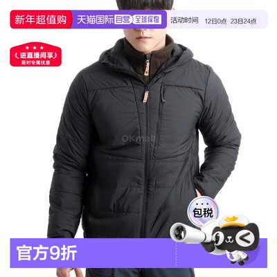 韩国直邮fjallraven瑞典北极狐 男士 Kep 衬垫连帽衫黑色 (8241