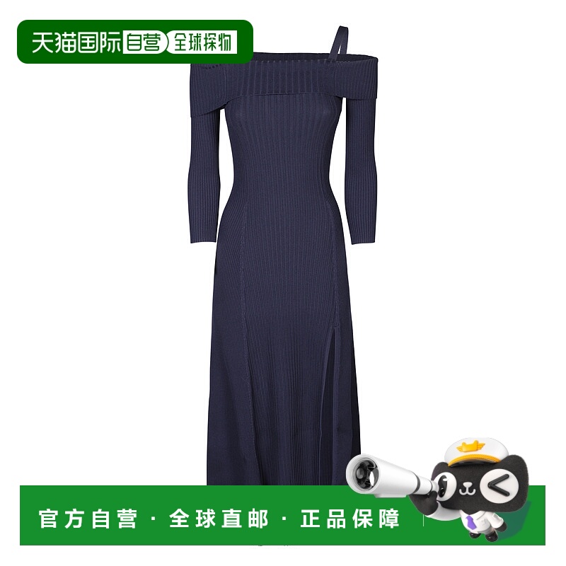 1h可退 香港直邮GANNI 女士连衣裙 K1989683BLUE AW2023 蓝色 GAN