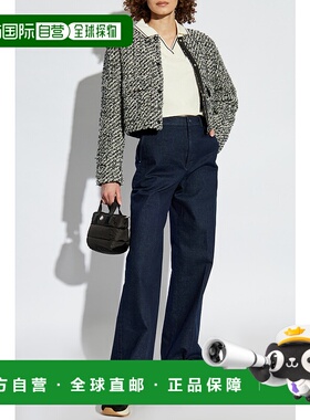 香港直邮MONCLER 女士牛仔裤 K10932A00010598AB780 CO 蓝色