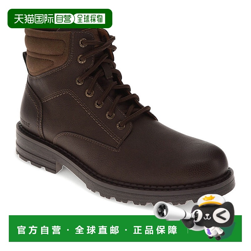 自营Dockers男式Telford Stain Defender加固靴-深棕色 美国奥莱