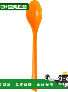 【日本直邮】Nagao Tsubamesanjo 叶子餐具勺子 中号 橙色 12 件