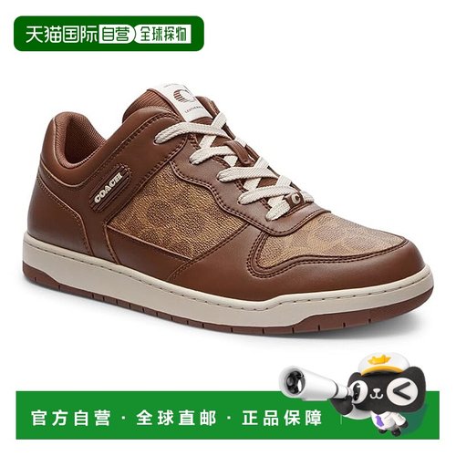 香港直邮潮奢 Coach 蔻驰 男士 C201 标志运动鞋  舒适时尚