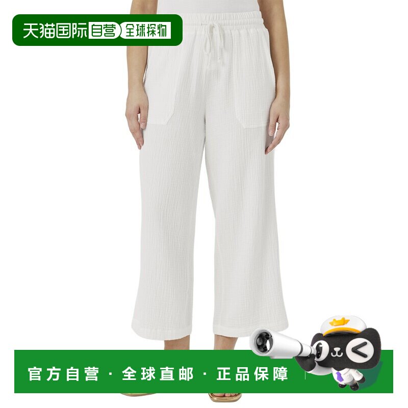 自营Splendid Ava Gauze Pant - white 美国奥莱直发 - 实物图