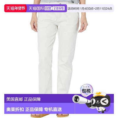 自营prAna Kayla Pants Women's Chalk Stretch Mid-Rise Ankle S