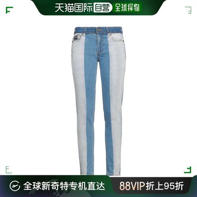 香港直邮潮奢 Versace Jeans 范思哲 女士 牛仔长裤