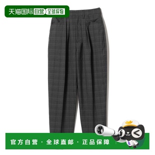 61231086493 24SS 1h可退 日本直邮FARAH女士羊毛双褶宽松锥形裤