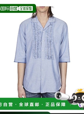 香港直邮DSQUARED2 男士衬衫 JDM0153483AZZURRO SS2018 蓝色