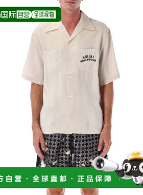 1h可退 香港直邮AMIRI 男士衬衫 AMSTCA1154ALABASTER AW2025 花