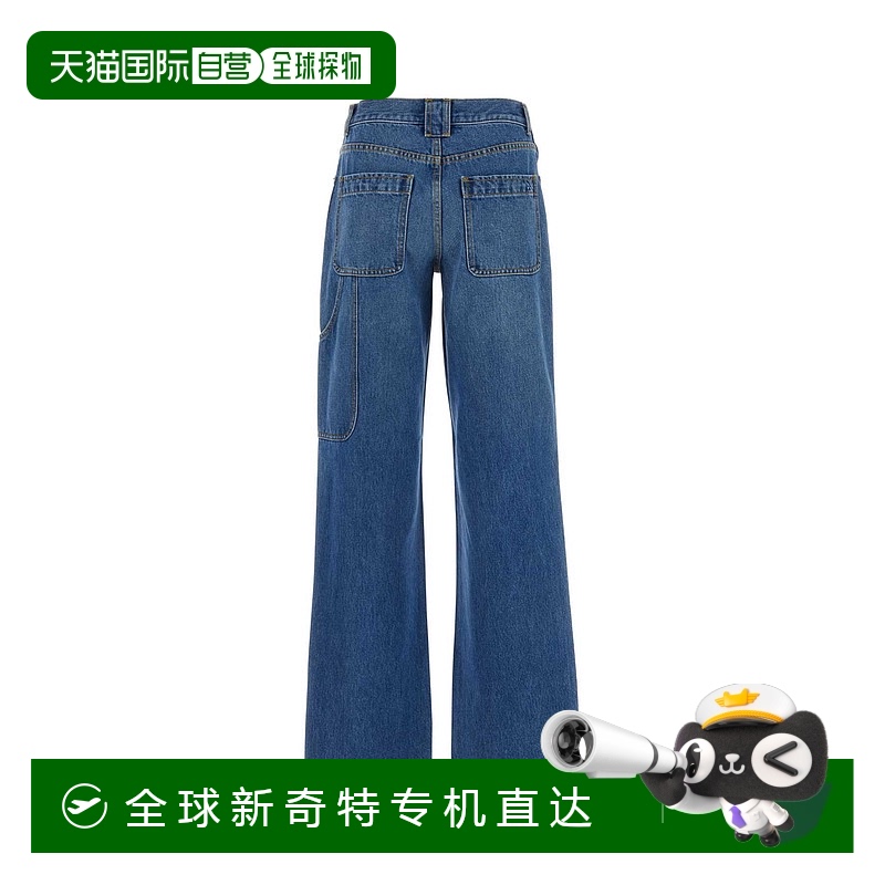 1h可退 香港直邮潮奢 Tory Burch 托里 伯奇 女士 腰带袢牛仔裤 1