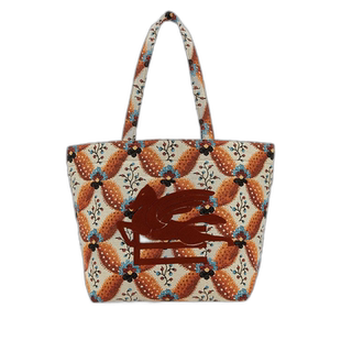 1h可退 香港直邮潮奢 Etro 艾特罗 女士 TROTTER 刺绣帆布中号柔