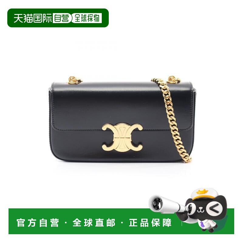 日本直邮中古二奢Celine赛琳女包A级95新chain shoulder链条肩带图片
