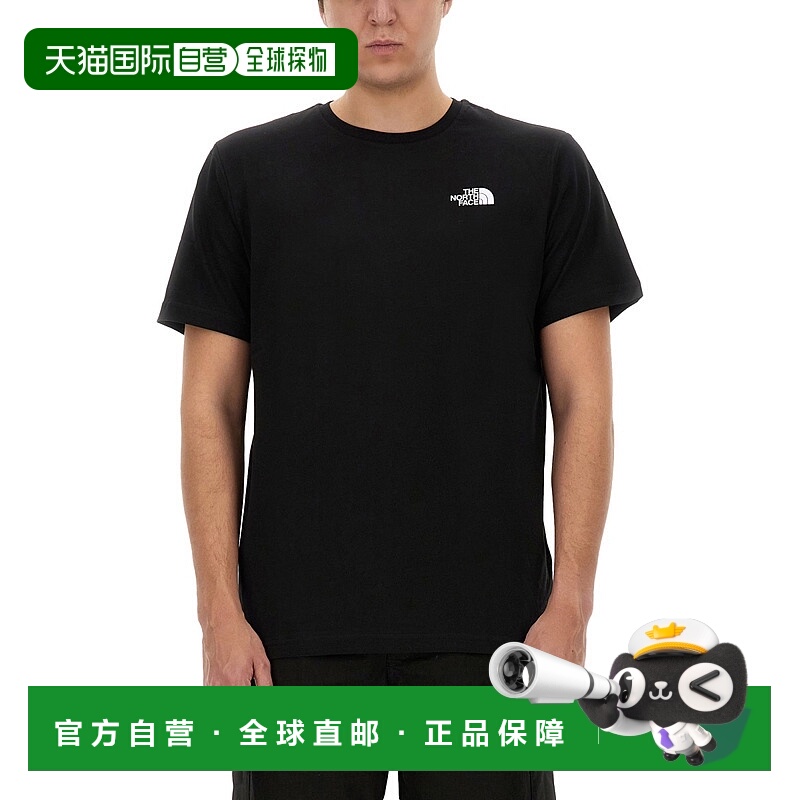 1h可退 香港直邮THE NORTH FACE 男士T恤 NF0A87NPJK31 AW2025 黑