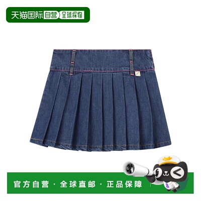 自营Billieblush Denim Skirt - blue 美国奥莱直发