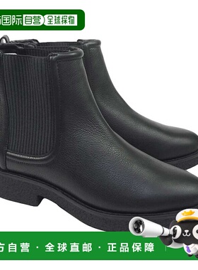 日本直邮Clarks 女士 Nella Top Chelsea 靴侧边 Gore 皮革休闲靴