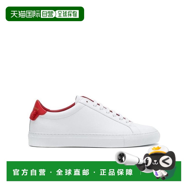 香港直邮Givenchy LOGO印花红尾休闲运动鞋 BE0003E01W平底鞋